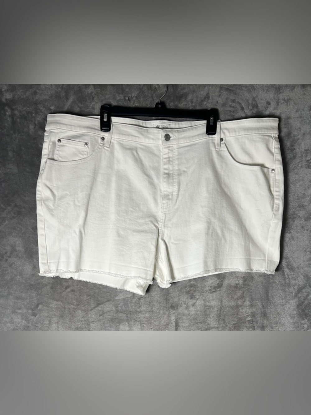 Candace Cameron Bure White Denim Shorts
